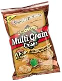 Sensible Portions All Natural Crisps, Multigrain Apple Cinnamon, 1.3-Ounce Bags (Pack of 24)