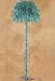 Tropical 6.5' Pre-Lit Teal Tinsel Palm Tree Luau Christmas Tree