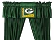 NFL Green Bay Packers 5pc Curtain Set Jersey Drapes and Valance