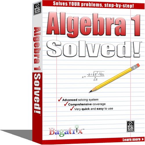 Algebra 1 Solved!