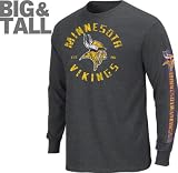 Minnesota Vikings Big & Tall Gridiron Touch III Long Sleeve Jersey Shirt