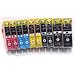 2 Sets = 10 Canon Compatible Printer Ink Cartridges WITH CHIP & level announcement for Canon Pixma IP 3600 4600 4700 MP 980 630 620 540 560 550 640 980 990 High Capacity Inks optimized for Canon Pixma Printer