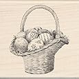 Inkadinkado Wood Stamp, Easter Basket