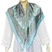 Women Scarf Satin Square Printed Made in India 38 x 38 inches