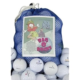  Bag O inch Rocks- Assorted Brand Used Golf Balls (48 Balls)