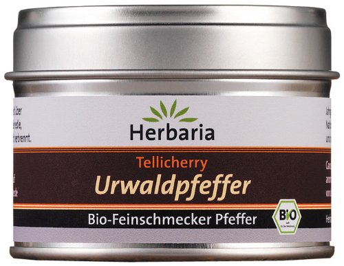Herbaria Tellicherry Urwaldpfeffer, 1er Pack (1 x 30 g Dose) - Bio
