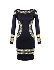 Elastane/Polyester Illusion Bodycon Dress/Party Dress/Tunic/Mini Dress 