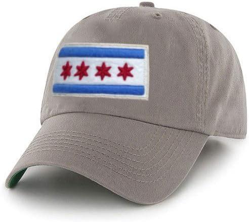 City of Chicago Khaki Vintage Adjustable Flag Hat by ThirtyFive55