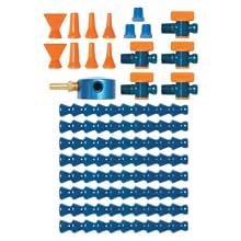 Loc-Line Coolant Hose Magnetic Base Manifold Super Kit, 25 piece, 1/4" Hose ID