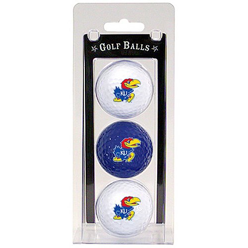 Kansas Jayhawks Pack Of 3 Golf Balls From Team Golf