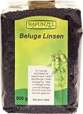 Rapunzel Beluga Linsen schwarz, klein, 1er Pack (1 x 500 g) - Bio