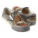 Ed Hardy Tiger Gray sneakers