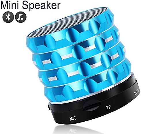 Foolly Portable Bluetooth Speakers Outdoor Sports Handsfree for Camping Hiking Cycling - Blue