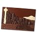 Chocolate Seattle Skyline Postcard - Hand Painted Solid Chocolate Mold, 3.5oz - by Dilettante (3 Pack)