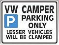 VW CAMPER Parking Sign for volkswagon models t25 t2 t3 t4 van Gift