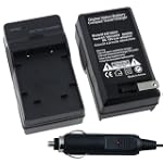 Fuji NP-45 AC / DC Replacement Battery Charger Set for Fuji FinePix Z100FD / Z10FD / Z200FD / Z20fd / Z30 / Z300 / Z33 / Z33WP / Z37 / Z70 / Z700EXR SLR Camera