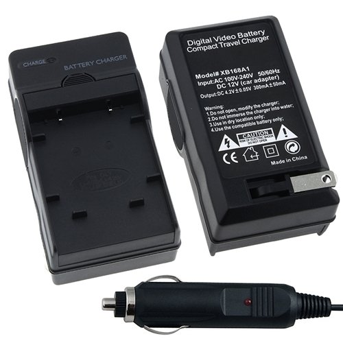 Olympus Li-42B AC / DC Replacement Battery Charger Set for Olympus FE series FE-150 / FE-160 / FE-190 / FE-20 / FE-220 / FE-230 / FE-240 / FE-250 / FE-280 / FE-290 / FE-300 / FE-3000 / FE-3010 / FE-320 / FE-330 / FE-340 / FE-350 / FE-360 / FE-4000 / FE-40