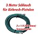 AT- Airbrush Hose (Schlauch) AT-H-01, 3 Meter Schlauch f�r Airbrushpistolen 2 x 1/8 Zoll (8mm) Innengewinde