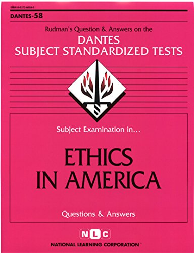 DSST Ethics in America (Passbooks) (DANTES SUBJECT STANDARDIZED TESTS (DANTES))