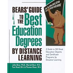 Bears' Guide to the Best Education Degrees by Distance Learning