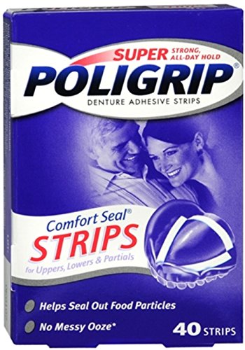SUPER POLIGRIP Comfort Seal Strips 40 Each