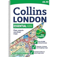 Collins London Essential StreetFinder: Clear, Easy to Use Street Maps