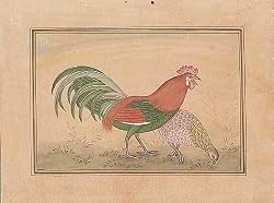 Mixed Media Art Miniatures India Folk Paintings Drawings & Water Color on Paper9.25 x 7.25 inches