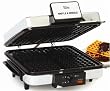 Maxi-Matic EBG-980 Elite Cuisine 1200-Watt Waffle and Breakfast Grill with Temperature Control, Chrome