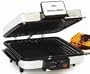 Maxi-Matic EBG-980 Elite Cuisine 1200-Watt Waffle and Breakfast Grill with Temperature Control, Chrome