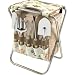 Picnic Time Gardener Folding Chair with Tools