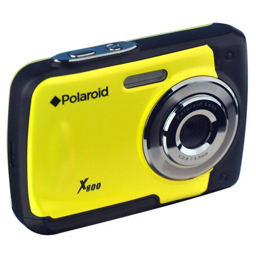 Polaroid CXA-800YC 8MP Waterproof Digital Camera - Yellow-digital polaroid camera