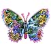 Butterfly Waterfall Shaped Jigsaw Puzzle by Lori Schory 1000pc