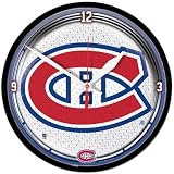 NHL Montreal Canadiens Round Clock