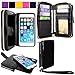 iPhone 6 6S Plus Ladies Wallet Case - Cellularvilla Pu Leather Wallet Flip Bag Pouch with Credit Card Slots and Money Slot and Other Stuff Case Cover for Apple iPhone 6 6S Plus 5.5