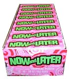 Now and Later Tropical Punch Flavored Candy Forty-Eight 4-Piece Bars