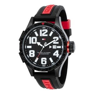 Tommy Hilfiger Men's 1790693 black IP with Black IP Bezel Watch