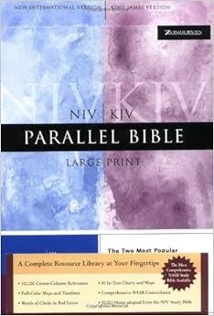 NIV/KJV Parallel Bible, Large Print: Zondervan: 9780310929956: Amazon.com: Books