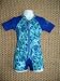 UV Protective Swimwear for Kids. Stylish and fun one piece swimsuits with 'built in' sun protection. UPF 50+ (2/3, Liquid Teal-Blue)