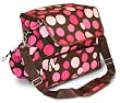 WhodaThought Mrs. Smith's Diaper Bag, Pink Polka Dot