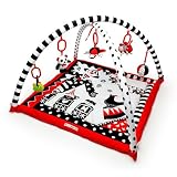 Black, White and Red Activity 3D Playmat and Gym by Genius Babies