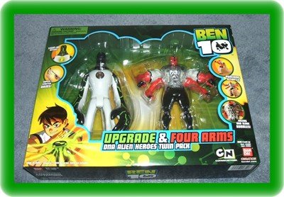 51RgcuL8llL BEN 10 EXCLUSIVE PACK DNA ALIEN HEROES UPGRADE & FOUR ARMS 6 FIGURES