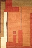 6 x 9 Rectangular Safavieh TB179A-6 Beige/Multi Color Hand Knotted Chinese "Tibetan Collection" Rug