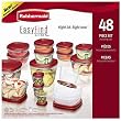 Rubbermaid EasyFind Lids Food Storage Set - 48 Pieces