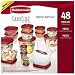 Rubbermaid EasyFind Lids Food Storage Set - 48 Pieces