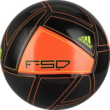 Adidas Fu&szlig;ball F 50 X-ite, black/warning, 5, X16979