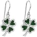 Body Candy Bright Heart Shamrock Earrings - Bring the luck of the Irish into your wardrobe - St Patrick's Day Earrings