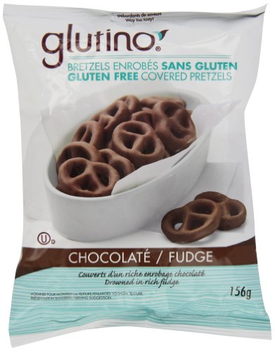 Glutino Gluten Free Chocolate Covered Pretzels, 156 gm