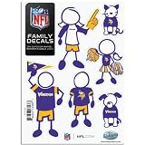 NFL Minnesota Vikings Small Family Decal Set