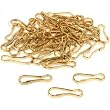 50 Lanyard Hooks Key Chain Hobby Craft Brass Parts
