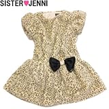 (ジェニィ)JENNI 両面起毛ボアヒョウ柄半袖ワンピース 110 ベージュ(020)